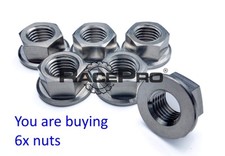 Triumph TITANIUM Sprocket Nuts Kit Street Triple 765 RS (2017 on) 7 Colour Op...