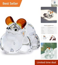 Elegant 2.5'' Crystal Hippo