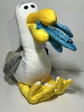 Disney Parks MINE MINE Teaque Seagull Plush Soft Teddy Bear Finding Nemo RARE