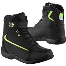 Mens Motorcycle Boots Short Ankle Riding Armoured Waterproof Leather Shoes CE-L2