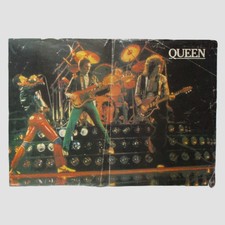 Queen Freddie Mercury 'Crazy Tour' Live Concert Poster 1979 / 1980