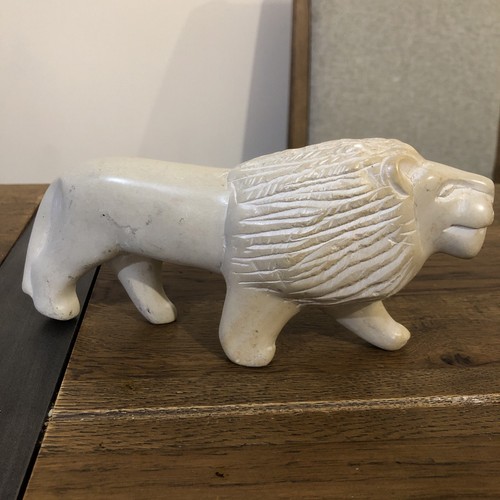 Vintage figurine lion hand - figurine,