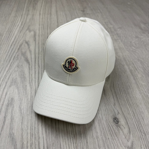 Moncler baseball cap white - moncler,