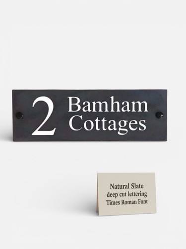 House name number sign deep - house,