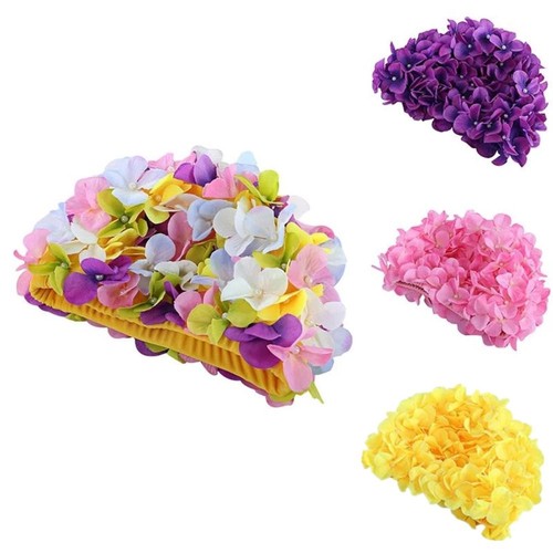 Woman floral ladies swim cap - woman,