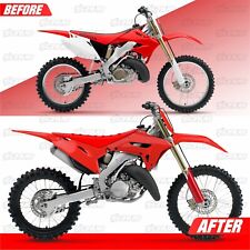 Honda 2002-2007 CR125R CR250R | New Polisport CR Restyle Plastic kit 2023 Red
