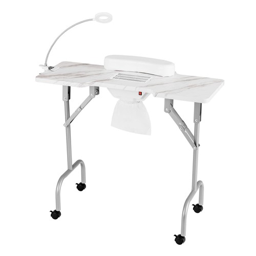 Folding manicure nail table - manicure,