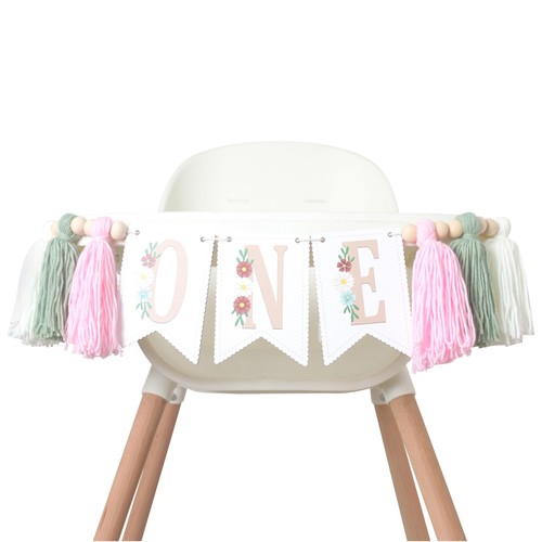 Wildflower high chair banner - wildflower,