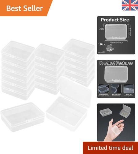 Clear plastic organizer boxes - clear,