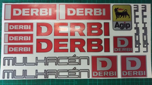 Derbi mulhacen stickers - derbi,