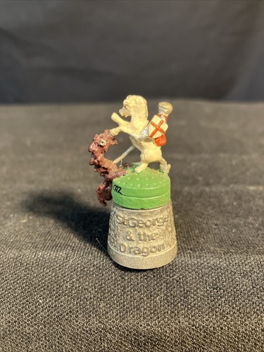 Thimble pewter george - george, &