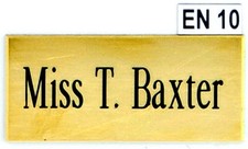 Deep Engraved, House, Name Plate,Solid Brass, Personalised, Door Number