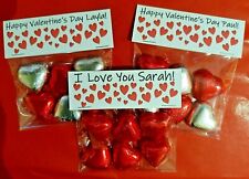Chocolate Heart Valentines Gifts - Personalised. For him, her, children, wife