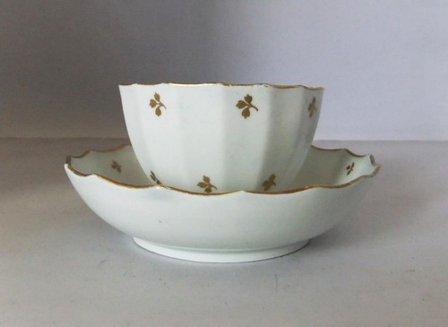 Rare lowestoft porcelain - rare, gilt