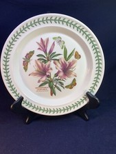 New Portmeirion Botanic Garden 10.5" Dinner Plate Lily Flowered Azalea ENGLAND