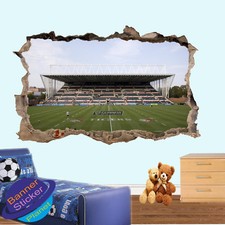 RUGBY STADIUM SCENERY WALL STICKERS POSTER 3D ART OFFICE ROOM MURAL DECAL XF6