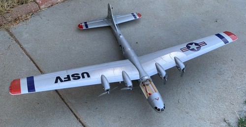 Vintage bomber rc plane - b-29,