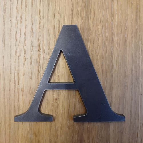 Bare steel letters - bare,