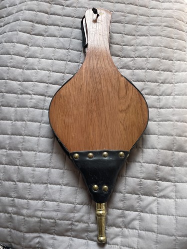 Vintage wood and leather