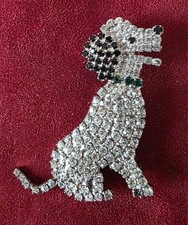 Butler & Wilson brooch dog