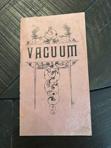1900s vacuum developer male - developer,