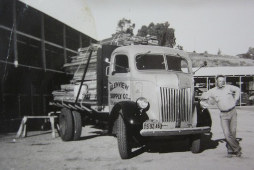 Vintage ford flatbed lumber - vintage,