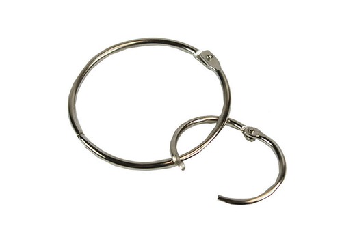 Hinged metal joining rings - hinged,