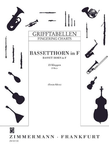 Fingering chart for - chart, basset
