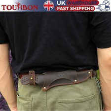 TOURBON Leather Knife Sheath Fixed Blade Knife Storage Pouch for Belt Camping UK