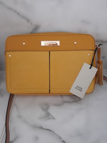 River island mustard cross - mustard,