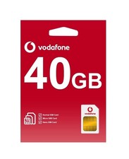 Vodafone 6 Month prepaid 5G SIM | 40GB Data PCM + Unlimited UK Calls & Texts 🔥