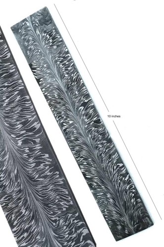 Premium feather damascus steel - feather,