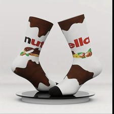 Nutella themed novelty socks Christmas gift idea