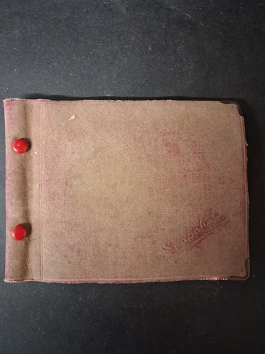 Antique photograph album with - antique,