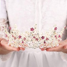 Fairyu Pearl Wedding Tiaras
