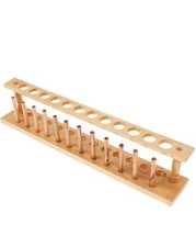 Lab Wooden Test Tube Storage