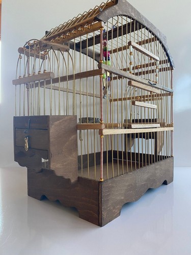 Hand made bird cage - hand, mule