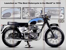 Triumph 1961 Motorcycle Theme