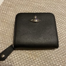 Vivienne Westwood Bifold Wallet Leather Black Ladies 