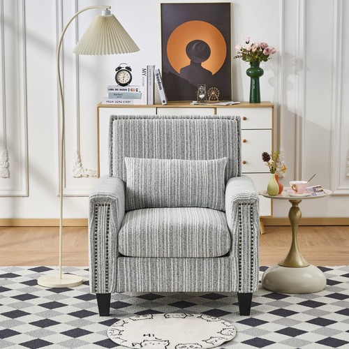 Modern accent chair with arms - modern,