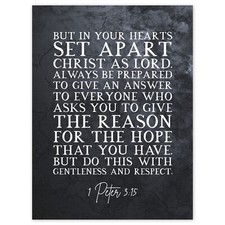 1 Peter 3:15 Set Apart Christ