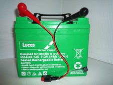 Lucas 12V 34Ah AGM/GEL GOLF
