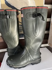 Men’s Hunter Balmoral Neoprene Adjustable Wellington Boots Olive UK  8  Size 42