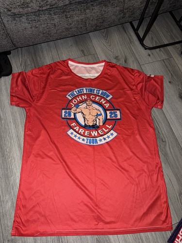 Wwe john cena red shirt - cena,
