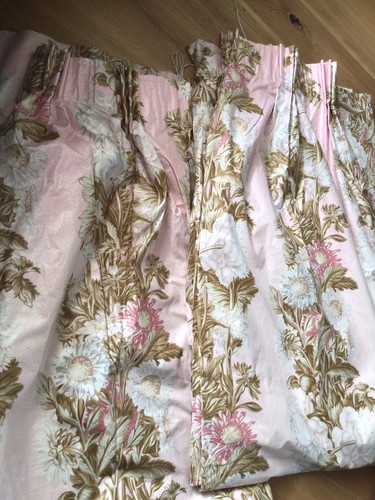 Vintage chintz curtains - vintage,