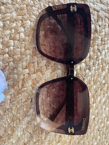 Chanel sunglasses dark brown - chanel,