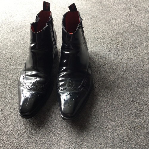 Jeffrey west black leather - jeffrey,