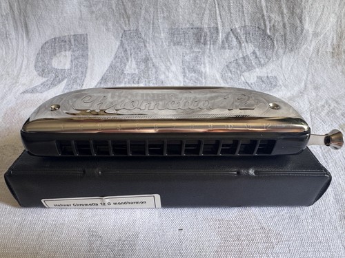 Hohner chrometta harmonica - chrometta, 12