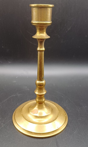 Vintage brass candlestick - vintage,