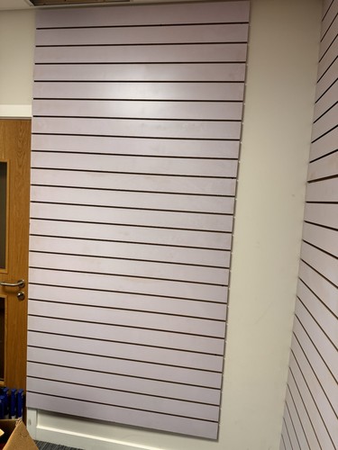 White slatwall wall mounted - white,